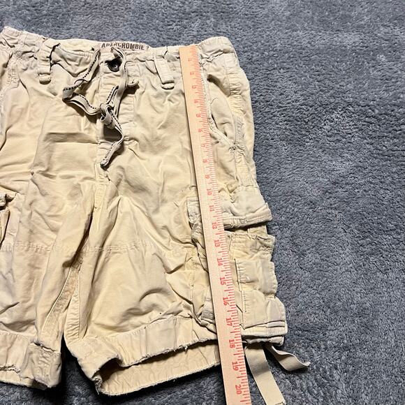 Abercrombie & Fitch Shorts Mens 30 Cargo Vintage Y2K Distressed - Picture 8 of 10